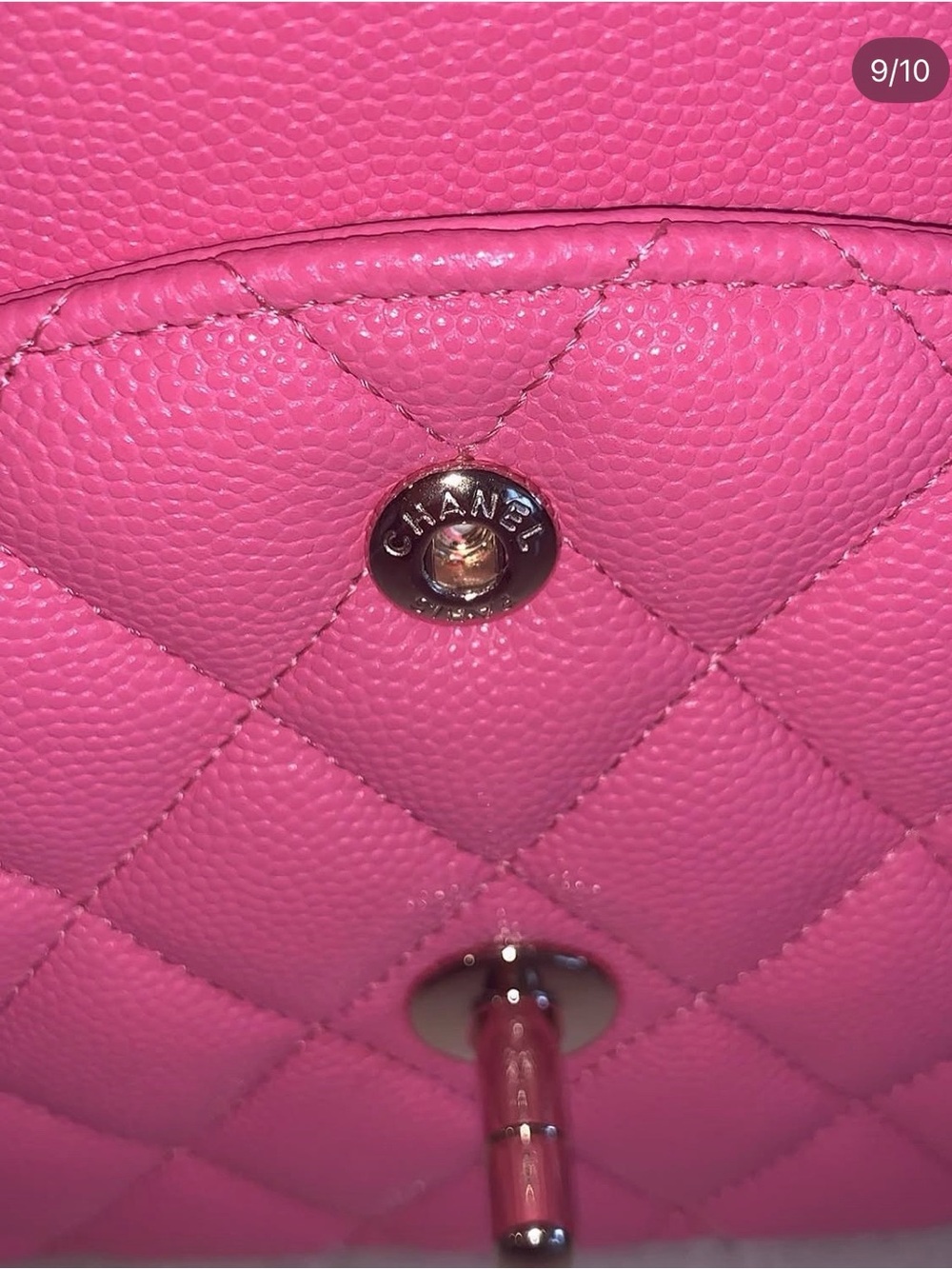 CHANEL Bubble gum 19C Chain Crossbody Bag - Picture 5 of 8
